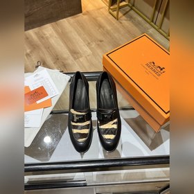 HERMES H-образные туфли на высоком каблуке с бахромой, 21 модель 