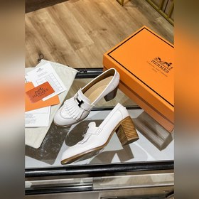 HERMES H-образные туфли на высоком каблуке с бахромой, 21 модель