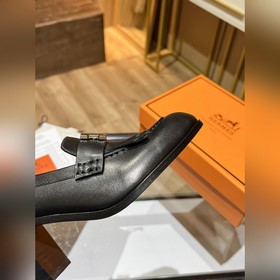 HERMES H-образные туфли на высоком каблуке с бахромой, 21 модель 