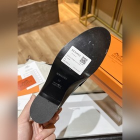 HERMES H-образные туфли на высоком каблуке с бахромой, 21 модель 