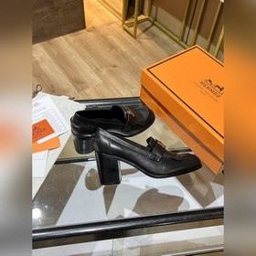 HERMES H-образные туфли на высоком каблуке с бахромой, 21 модель 