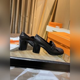 HERMES H-образные туфли на высоком каблуке с бахромой, 21 модель 