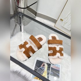 【HERMES】 Классическая популярная модель шерстяных тапочек от Herm