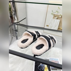【HERMES】 Классическая популярная модель шерстяных тапочек от Herm