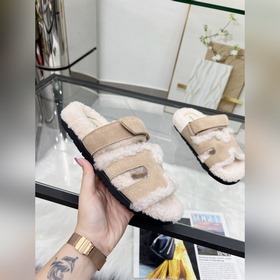 【HERMES】 Классическая популярная модель шерстяных тапочек от Herm