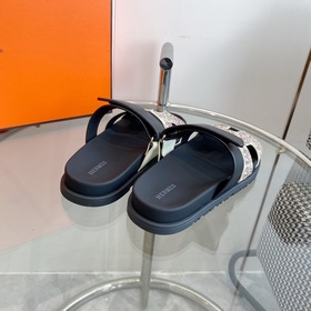 Новые цвета для мужчин и женщин Hermes, серия H chypre, тапочки с