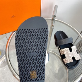 Новые цвета для мужчин и женщин Hermes, серия H chypre, тапочки с