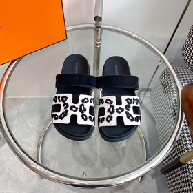 Новые цвета для мужчин и женщин Hermes, серия H chypre, тапочки с