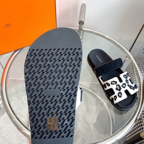 Новые цвета для мужчин и женщин Hermes, серия H chypre, тапочки с