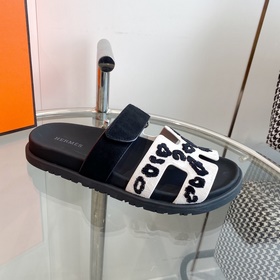 Новые цвета для мужчин и женщин Hermes, серия H chypre, тапочки с