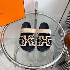 Новые цвета для мужчин и женщин Hermes, серия H chypre, тапочки с