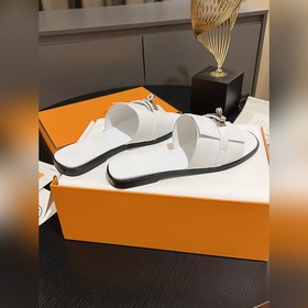 Hermes 2025 новая модель, классические тапочки с застежкой Kelly,