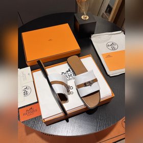 Hermes 2025 новая модель, классические тапочки с застежкой Kelly,