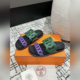 Версия высшего качества HERMES 24/ Новые сандалии Pig Nose Санда