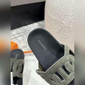 Версия высшего качества HERMES 24/ Новые сандалии Pig Nose Санда
