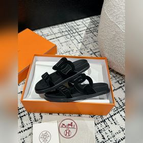 Версия высшего качества HERMES 24/ Новые сандалии Pig Nose Санда