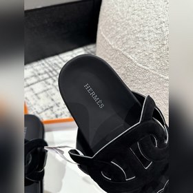 Версия высшего качества HERMES 24/ Новые сандалии Pig Nose Санда