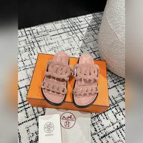 Версия высшего качества HERMES 24/ Новые сандалии Pig Nose Second