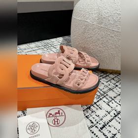 Версия высшего качества HERMES 24/ Новые сандалии Pig Nose Second