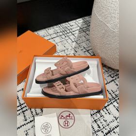 Версия высшего качества HERMES 24/ Новые сандалии Pig Nose Second