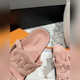 Версия высшего качества HERMES 24/ Новые сандалии Pig Nose Second