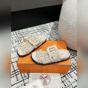 Версия высшего качества HERMES 24/ Новые сандалии Pig Nose Second