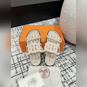 Версия высшего качества HERMES 24/ Новые сандалии Pig Nose Second