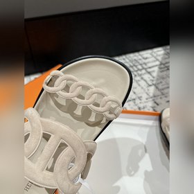 Версия высшего качества HERMES 24/ Новые сандалии Pig Nose Second