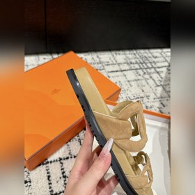 Версия высшего качества HERMES 24/ Новые сандалии Pig Nose Санда