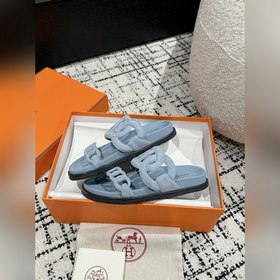 Версия высшего качества HERMES 24/ Новые сандалии Pig Nose Санда