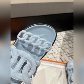 Версия высшего качества HERMES 24/ Новые сандалии Pig Nose Санда