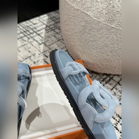 Версия высшего качества HERMES 24/ Новые сандалии Pig Nose Санда