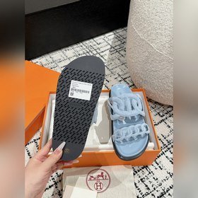 Версия высшего качества HERMES 24/ Новые сандалии Pig Nose Санда