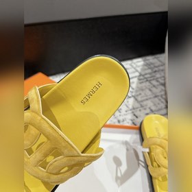 Версия высшего качества HERMES 24/ Новые сандалии Pig Nose Санда