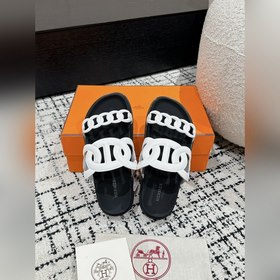Версия высшего качества HERMES 24/ Новые сандалии Pig Nose Санда