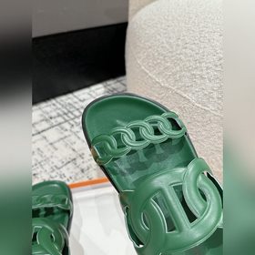 Версия высшего качества HERMES 24/ Новые сандалии Pig Nose Санда