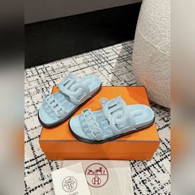 Версия высшего качества HERMES 24/ Новые сандалии Pig Nose Санда