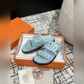 Версия высшего качества HERMES 24/ Новые сандалии Pig Nose Санда