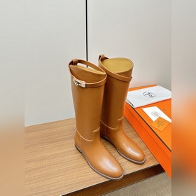 Hermès Kelly Jumping ботинки с застежкой-крючком, высшая версия.