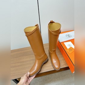 Hermès Kelly Jumping ботинки с застежкой-крючком, высшая версия.