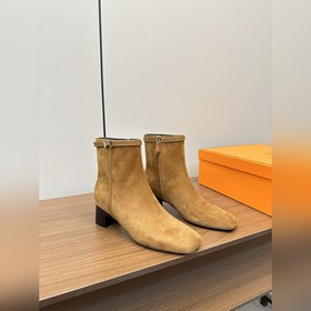 Hermes H Новая модель Hermes Ботильоны на высоком каблуке с квадр