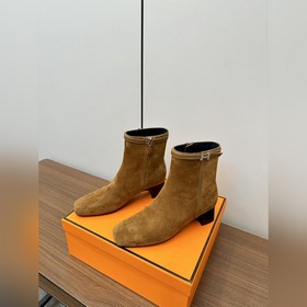 Hermes H Новая модель Hermes Ботильоны на высоком каблуке с квадр