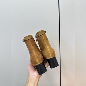Hermes H Новая модель Hermes Ботильоны на высоком каблуке с квадр