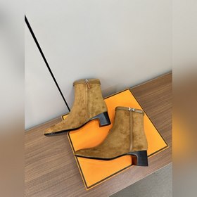 Hermes H Новая модель Hermes Ботильоны на высоком каблуке с квадр