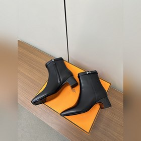 Hermes H Новая модель Hermes Ботильоны на высоком каблуке с квадр