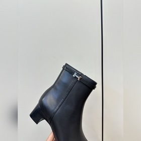 Hermes H Новая модель Hermes Ботильоны на высоком каблуке с квадр