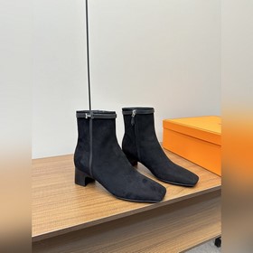 Hermes H Новая модель Hermes Ботинки на высоком каблуке с квадрат