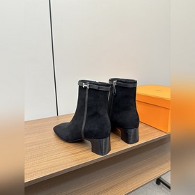 Hermes H Новая модель Hermes Ботинки на высоком каблуке с квадрат