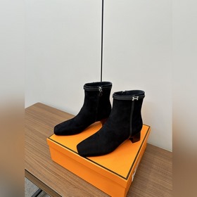 Hermes H Новая модель Hermes Ботинки на высоком каблуке с квадрат