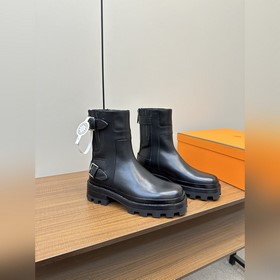 Hermes H Новая модель Hermes Ботинки на каблуке с застежкой-молни